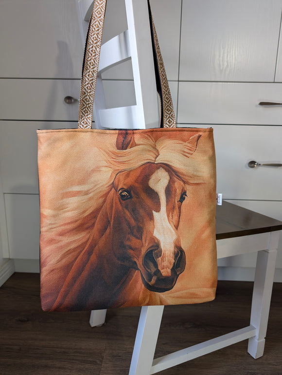 Fourre-tout / Cheval / Orange / Brun