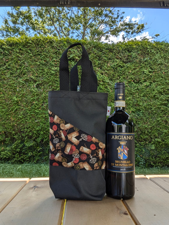 Sac à vin / Noir